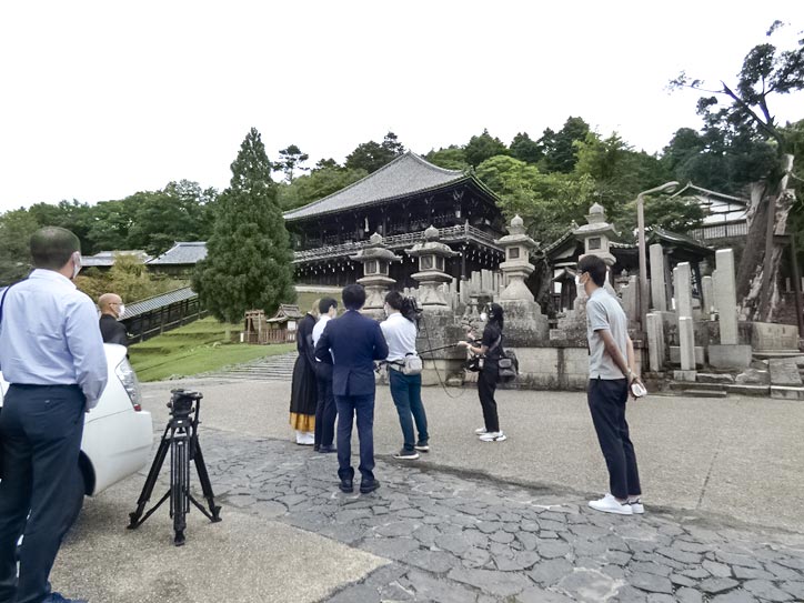 東大寺修二会の感染対策指導