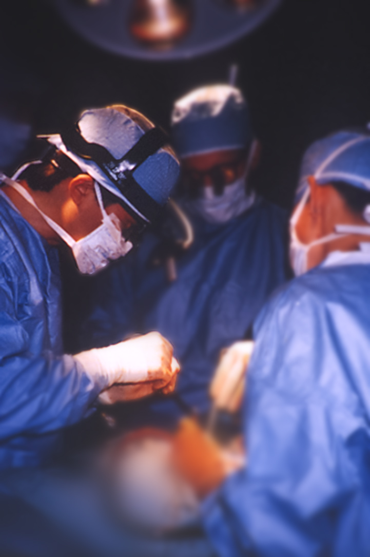 1996年スタンフォード大学手術室で